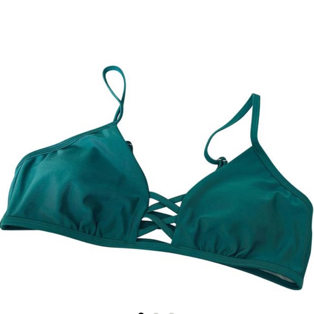 Capshe crisscross front strappy back bikini top